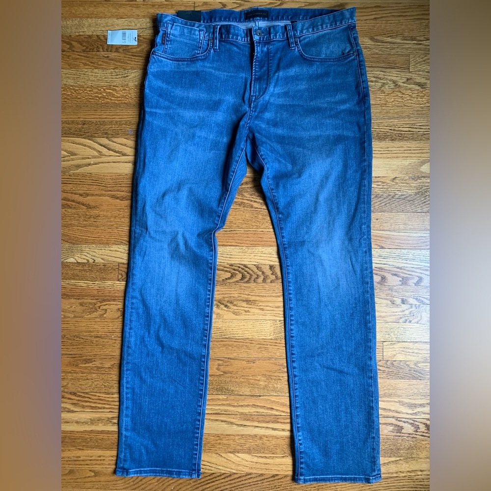 John Varvatos Blue Slim Straight Jeans